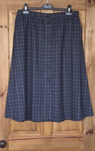 New damart grey check - grey, a-line