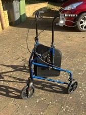 Mobility Stroller - Force Ultra Lightweight 3 Wheel Rollator Aluminium Tri Walke