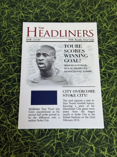 Yaya toure game - yaya, worn