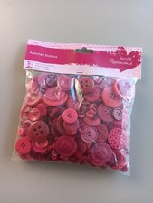Papermania Assorted Mix of Red Buttons - 250g bag