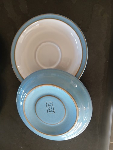 Denby colonial blue tea - tea, cup