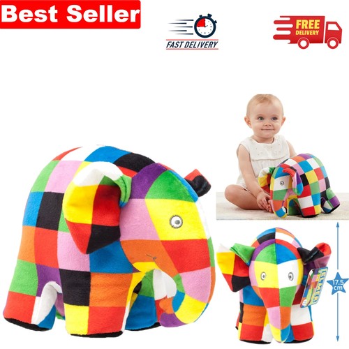 Elmer the elephant soft plush - elmer,