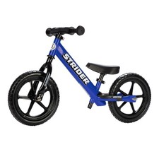 Strider 12” Sport Blue Balance Bike Kids 1-4yr Safety Pad Tool-Free