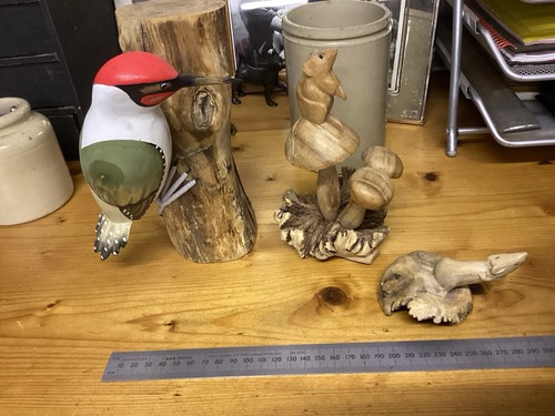 Vintage carved wooden - vintage,