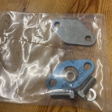 Classic Mini Cylinder Head Heater Blanking Tap Plate Stainless With Fitting Kit