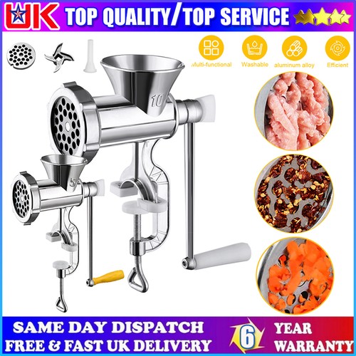Manual meat grinder stainless - meat,