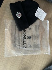 Black Moncler Beanie Brand New