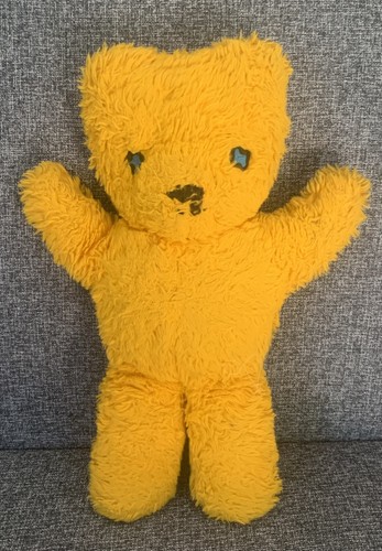 Vintage yellow teddy bear - teddy,