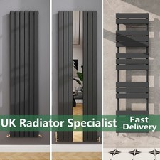 Anthracite Flat Panel Radiator