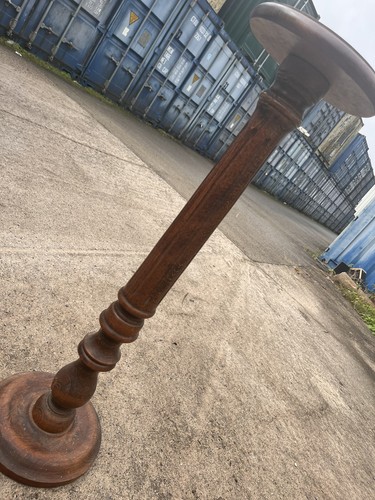 Round solid wood plant - solid,