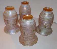 Quezal Gold Thread Aurene Lamp