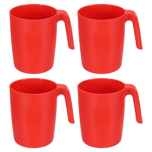 Set plastic coffee mugs - set,