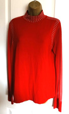 JULIAN MACDONALD STAR BRAND SIZE 14  FANTASTIC FINE KNIT STUDDED JUMPER BNWOT***