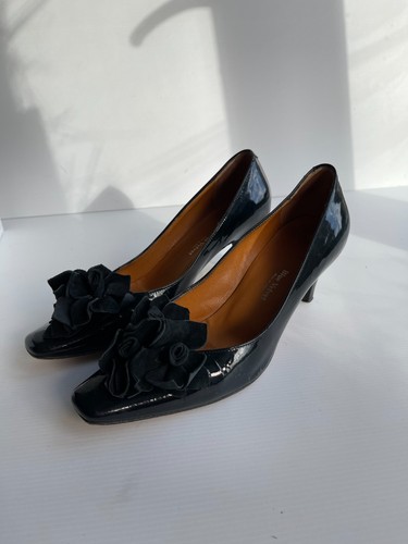 Blue velvet court shoes 5 - velvet, 38.5