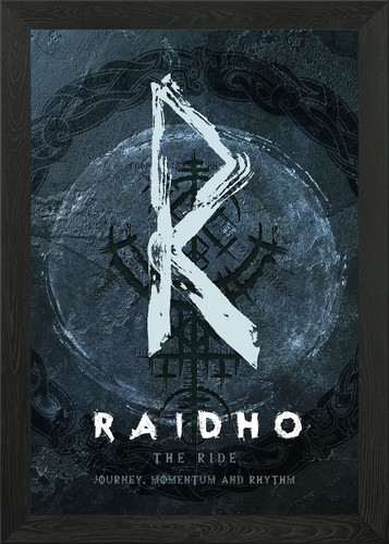 The rune raidho framed wall - the,