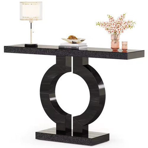 Modern mirrored console - modern, table