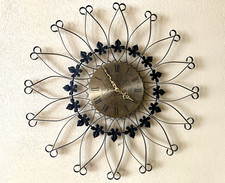 Vtg MCM Seth Thomas Black