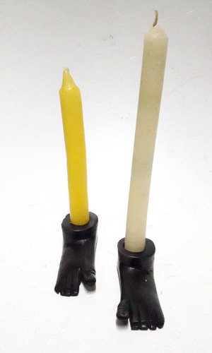 Hand carved wooden pair - wooden,