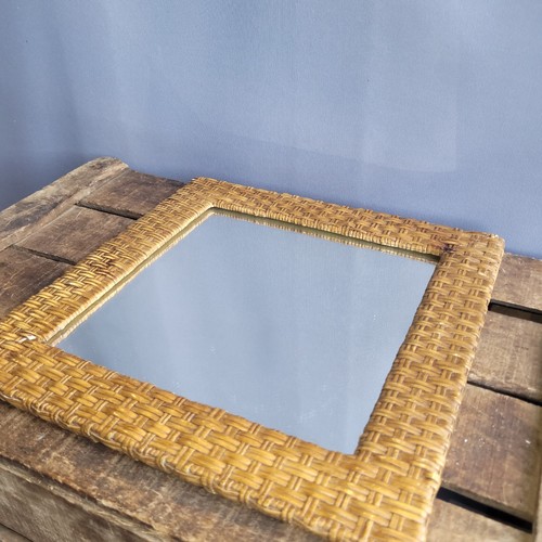 Vintage rattan square framed - vintage,