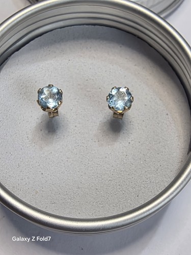 Genuine 4mm round aquamarine - round,