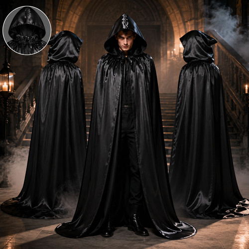 Halloween hooded cloak - halloween,