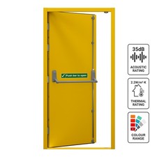 Powder coated Steel Fire Exit