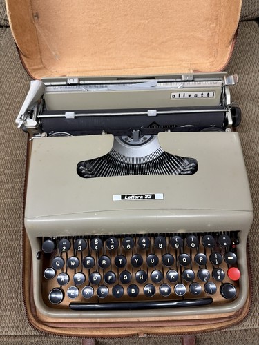 1960 olivetti lettera - lettera, 22