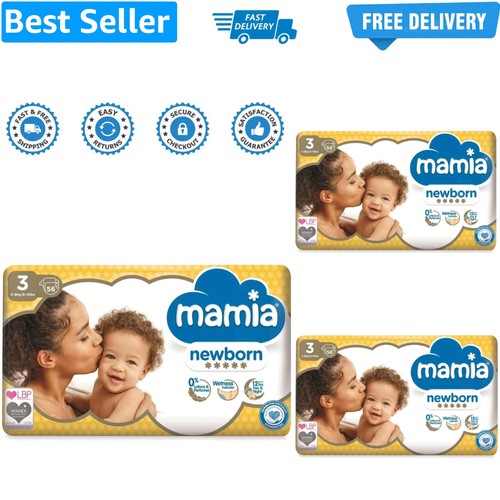 Mamia ultra dry nappies - dry, size