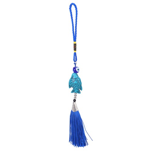 Resin alloy blue eye ornament - resin,