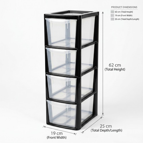Medium drawer plastic - medium, 4
