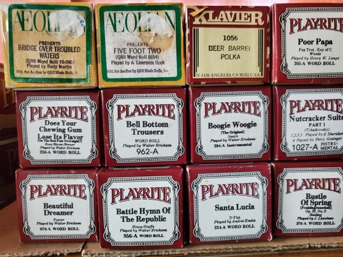 Piano rolls box set - piano, 10,