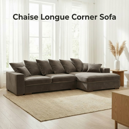 Chaise longue corner sofa - chaise,