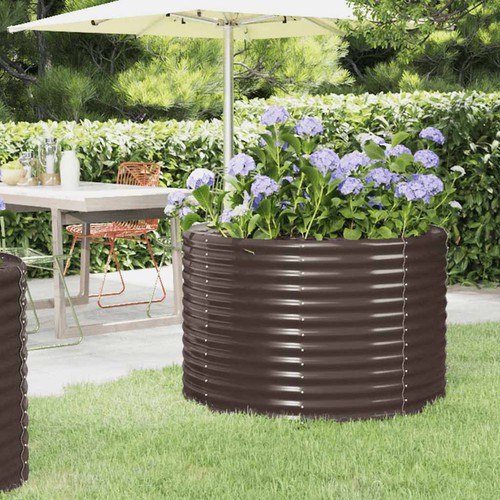 Galvanised steel raised garden - steel,