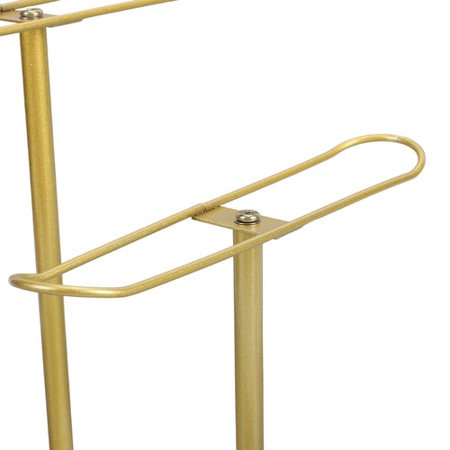 Gold white tier hair - gold,