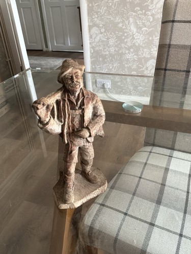 Vintage hand carved wooden - vintage,