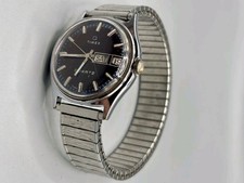 Vtg Timex Q Mens Day Date
