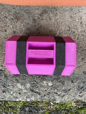 Rolykit Vintage Roll-Up Tool Storage Box with Carry Handle Pink