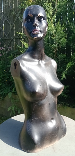 Vintage female mannequin head - vintage,