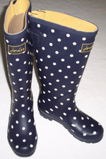 NWT Joules NAVY/WHITE POLKA