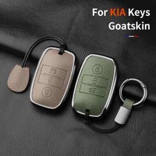 Metal Leather Car Key Case