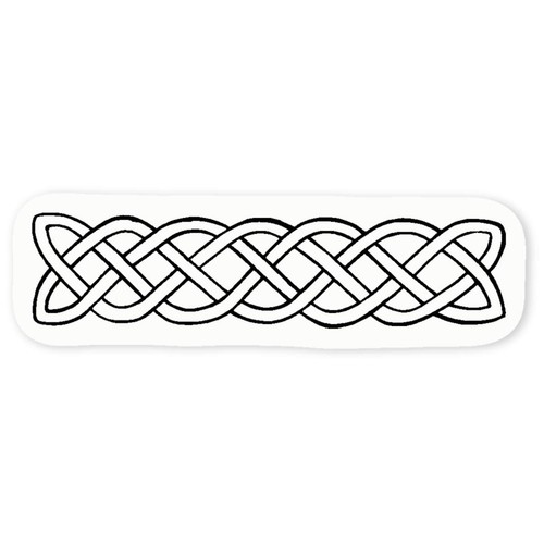 Celtic knotwork clear vinyl - knotwork',