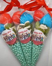 Personalised Sweet Cones Roblox Inspired  PreFilled  Party Bags Birthday Bags