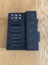 SCART Video Control Switch - Used, Powers On, Cosmetic Wear