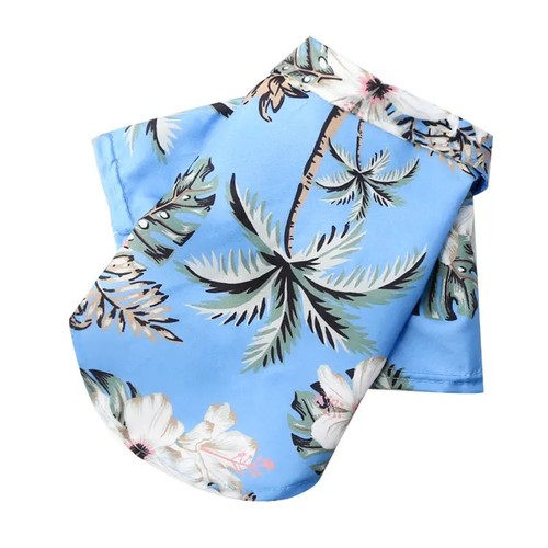 Hawaiian style dog shirt - hawaiian,