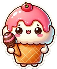 Colour Cute Ice Cream Wall Art