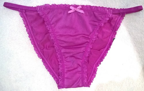 Sexy pink shimmery tanga - pink,