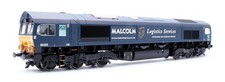BACHMANN OO GAUGE 32-729 MALCOLM LOGISTICS BLUE CLASS 66 DIESEL LOCO *DCC FITTED