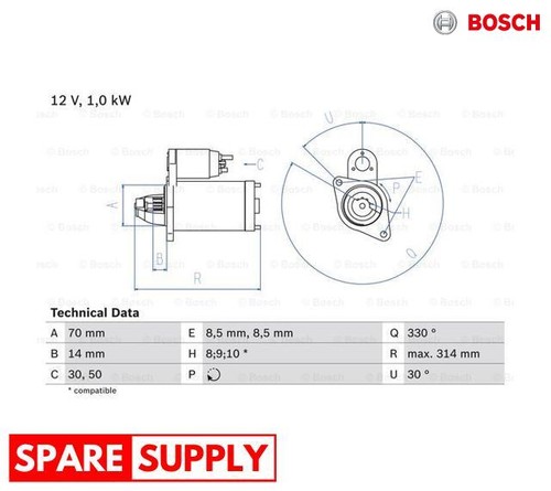 Starter for mercedes benz - for, mercedes-benz