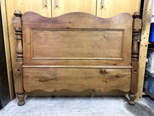 Antique Pine headboard y=in good condition