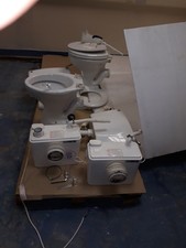2 x Toilets with cisterns + 1 sanitop unit